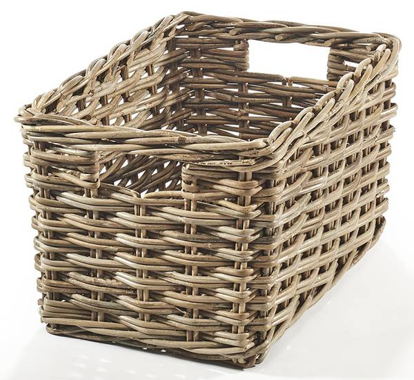 Aufbewahrungskorb TAYLOR Braun - Rattan - 30 x 25 x 44 cm