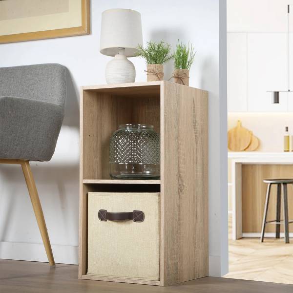 Aufbewahrungsmöbel COMPO Braun - Holzwerkstoff - 32 x 62 x 30 cm