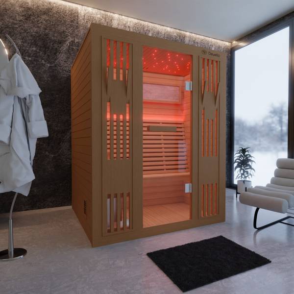 Finnische Sauna MINTO 130 x 150 cm