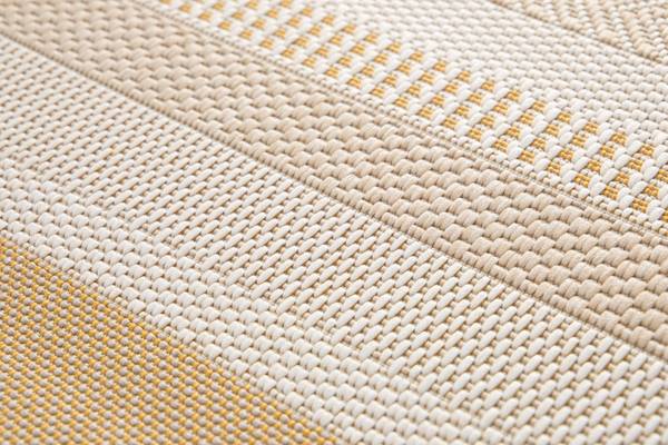 Teppich für drinnen und draußen SOLEA Gelb - Textil - 160 x 230 x 160 cm