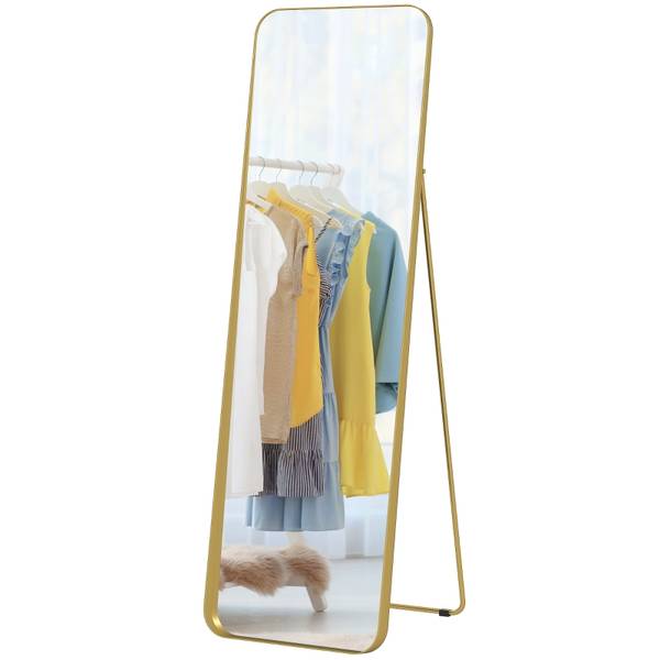 Standspiegel CA16 Gold - Glas - 6 x 160 x 50 cm