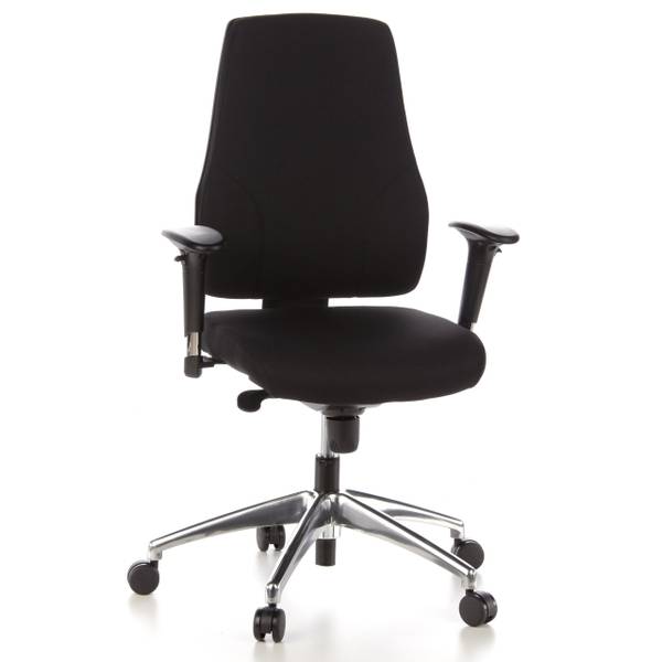 Bürostuhl PRO-TEC 200 Schwarz - Polyester - 60 x 126 x 45 cm