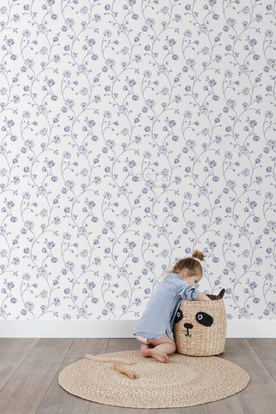 Tapete 139300 Blau - Fleece - 53 x 1005 x 1005 cm