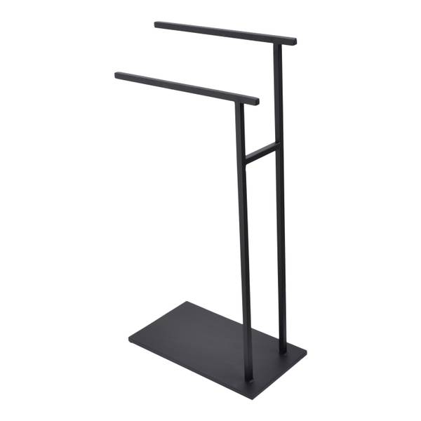 Handdoekenrek Yin zwart - metaal - 43 x 85 x 24 cm