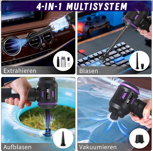 Handstaubsauger Remillard Schwarz - Violett