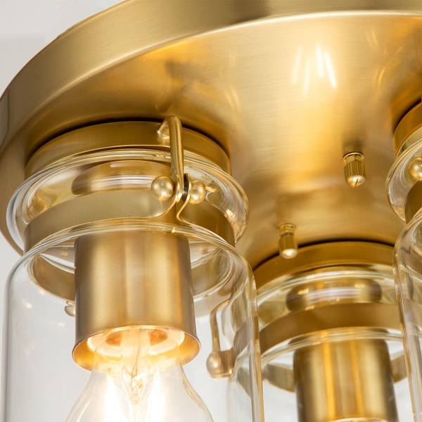 Brinley 3 Plafonnier Laiton