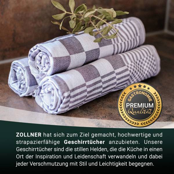 Geschirrtücher 00000352 6er-Set Anthrazit