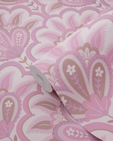 Tapete 131038 Violett - Papier - 50 x 900 x 50 cm