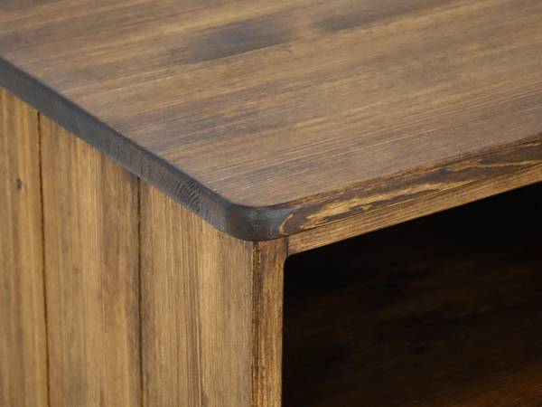 TV-schrank Rustyk 1 Braun - Kiefer - Stahl - 152 x 56 x 45 cm