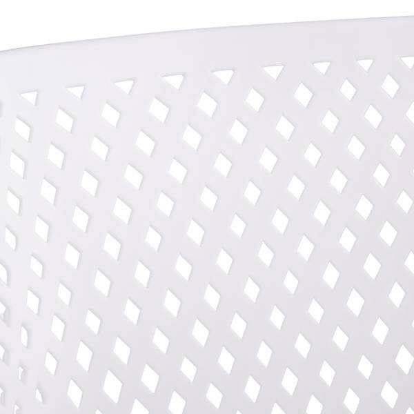 Chaise de jardin 2695 lot de 4 Blanc - Largeur : 220 cm