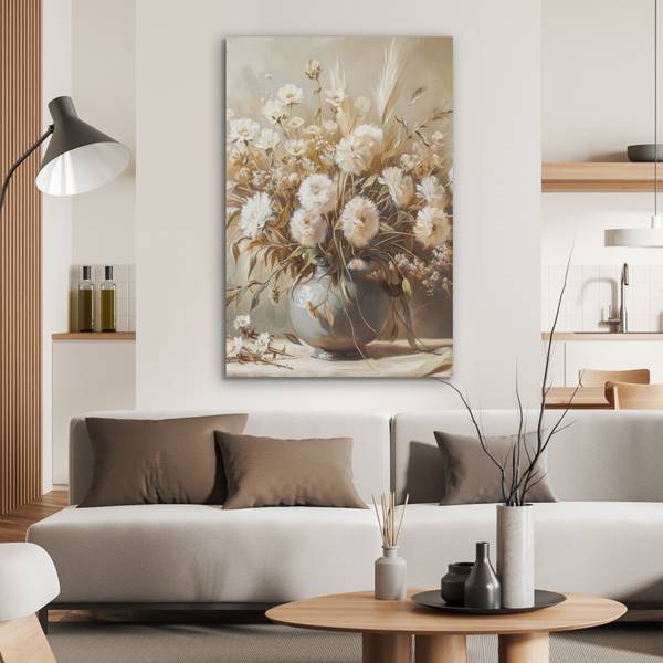 AKUSTIKBILD Blumen 70 x 100 cm