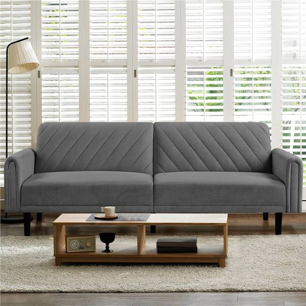 Schlafsofa ARF47 Grau - 202 x 71 x 82 cm