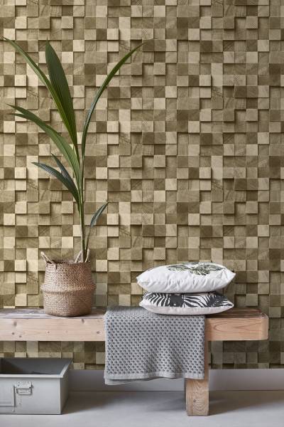 Tapete 138529 Beige - Fleece - 53 x 1005 x 1005 cm