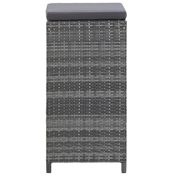 Bar de jardin 3001940 (lot de 7) Anthracite - Gris