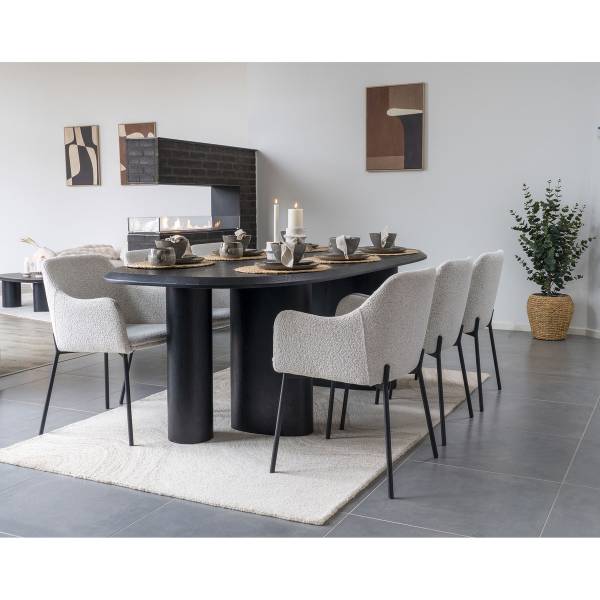 Kurzflorteppich VK86818474 Braun - Wolle - 160 x 1 x 230 cm