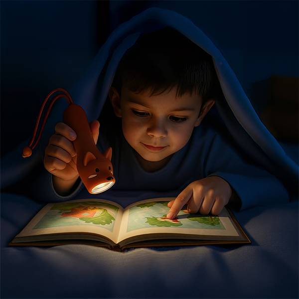 Kinderspielzeug-Taschenlampe Tiny Karamell