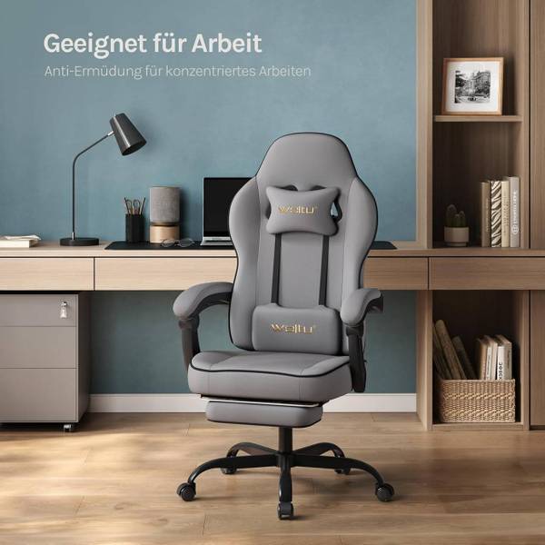 Gaming Stuhl Corinna Schwarz - Grau