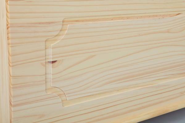 Containerbank Braun - Massivholz - 53 x 47 x 89 cm