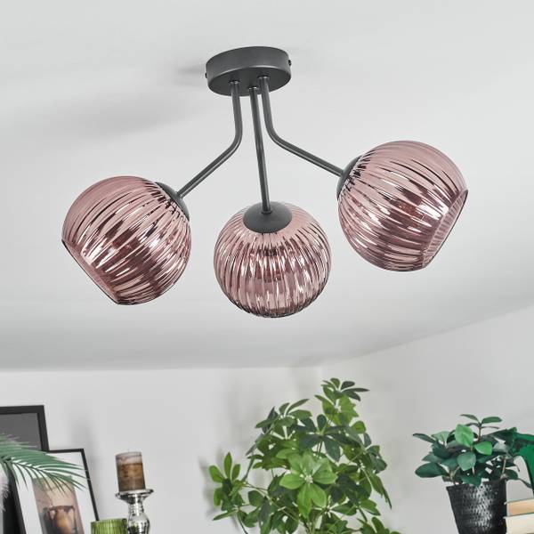 Deckenleuchte Cesaro Metall - 16 x 16 x 24 cm