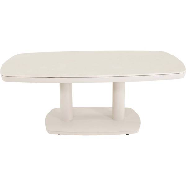 Gartentisch GENEVA Beige - Metall - 83 x 13 x 135 cm