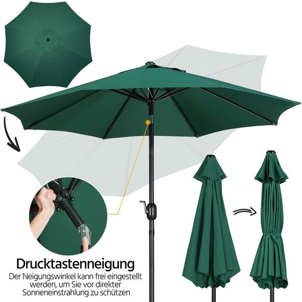 Sonnenschirm ARG77 Dunkelgrün
