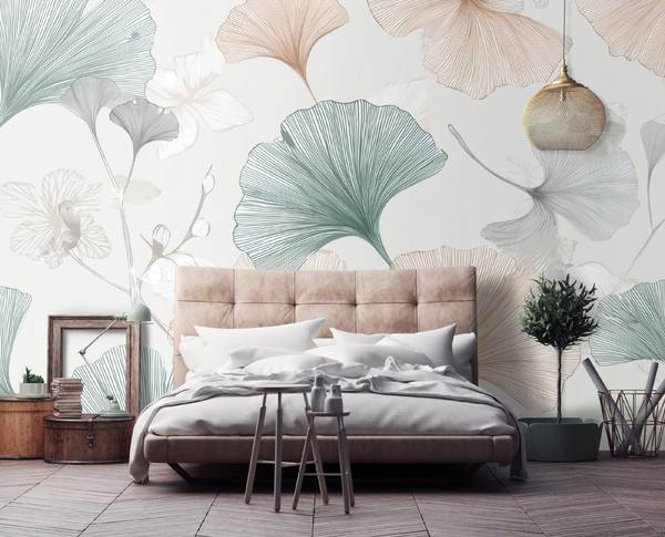 Fotobehang bloemen 250 x 175 cm