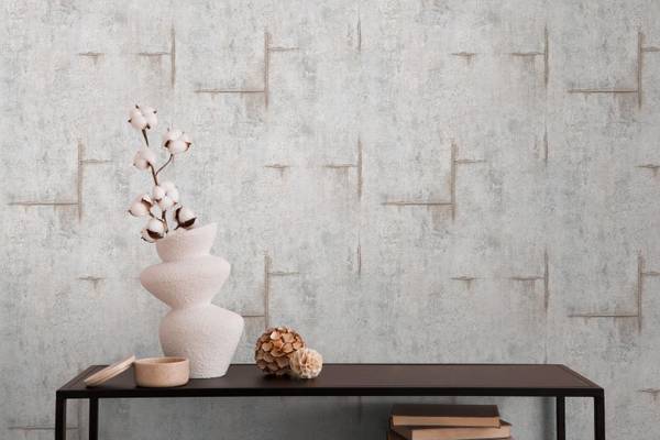Vliestapete 790852-GU Grau - Kunststoff - 53 x 1 x 1005 cm