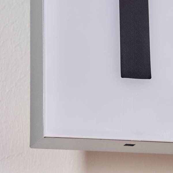 Außenwandleuchte Zibello Weiß - Metall - Kunststoff - 3 x 22 x 20 cm