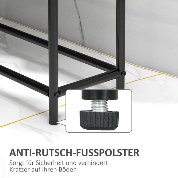 Handtuchhalter BB4871 Schwarz - Metall - 20 x 110 x 66 cm