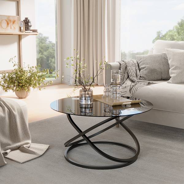 table basse Calgary 58502 Noir brillant
