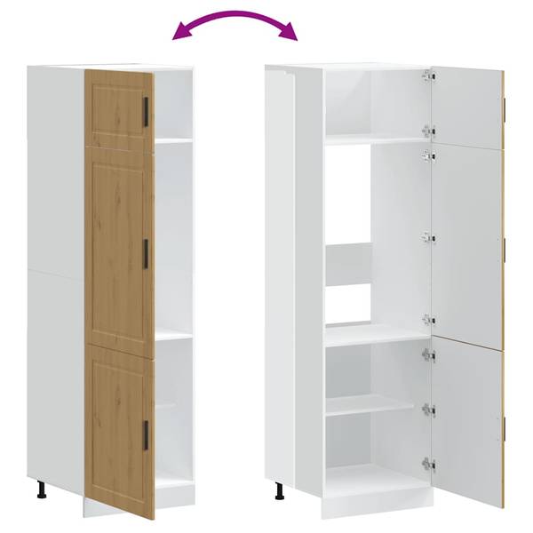 Küchenschrank 3042960_de3 Eiche - 60 x 207 x 57 cm