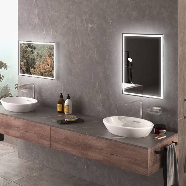 Badezimmerspiegel 834-032V91SR 70 x 50 cm