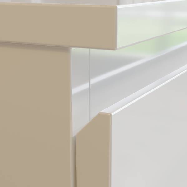 Sideboard GCY108 Weiß - Holzwerkstoff - 78 x 78 x 36 cm