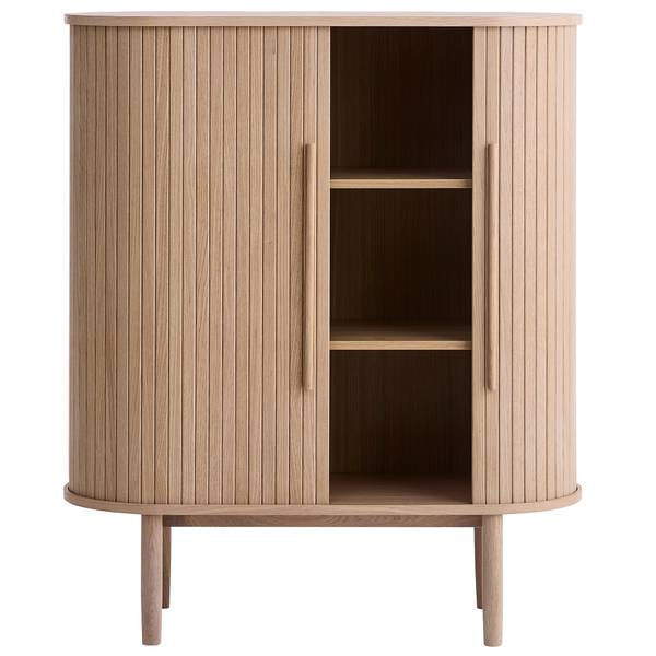 Highboard Meta Braun - Massivholz - 100 x 118 x 40 cm