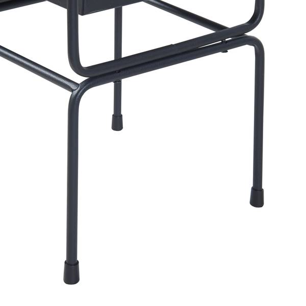 Support pour plantes Sveio Noir - Métal - 20 x 36 x 20 cm