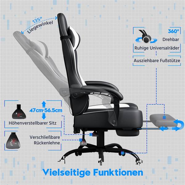 Gamingstuhl ARK31 Weiß