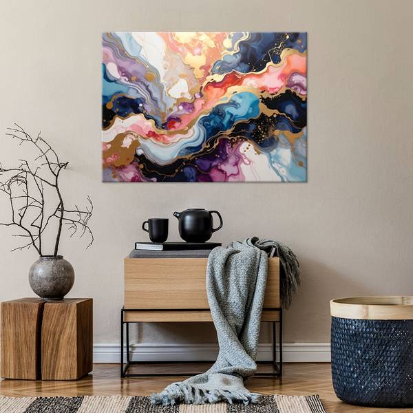 Wandbild Abstrakte Motive 100 x 70 cm