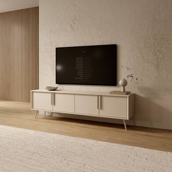 TV-Schrank Vivara Beige - Holzwerkstoff - 187 x 55 x 40 cm