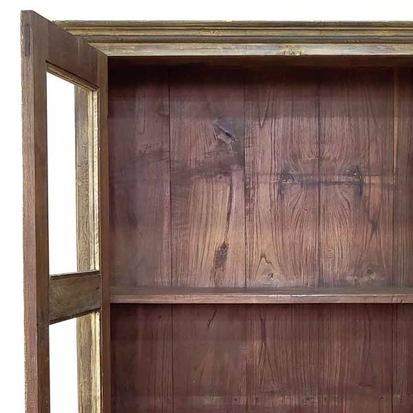 Vitrine 4523305649 Braun - Massivholz - 110 x 180 x 45 cm