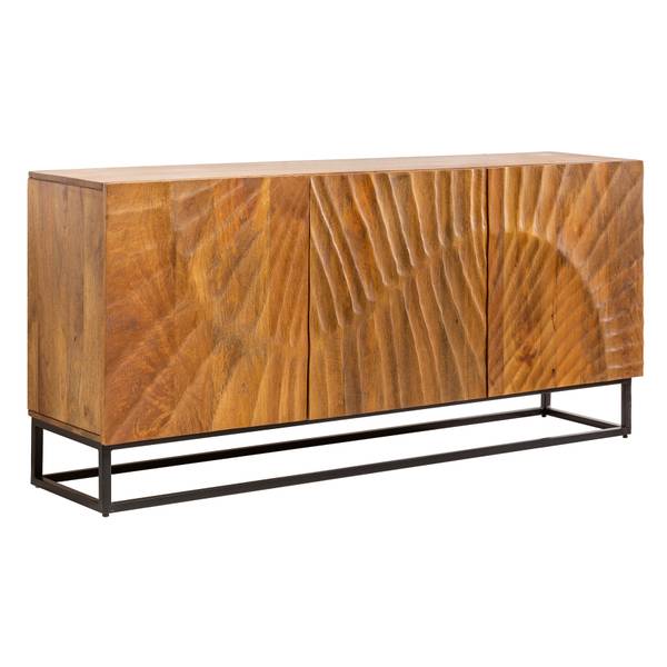 Sideboard SCORPION Braun - Mango - 140 x 75 x 38 cm