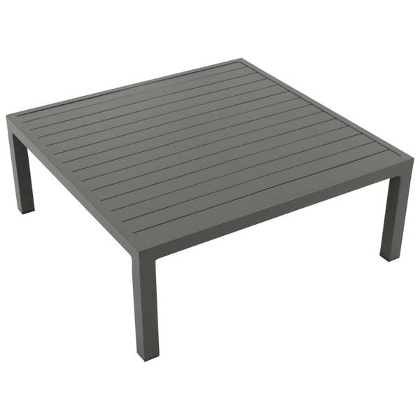 Loungeset ROVIGNO 2-teilig Grau - Webstoff - Aluminium - 234 x 82 x 76 cm