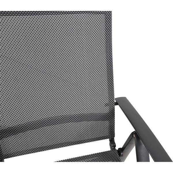 Bistro-Sessel LOTIS Grau - Metall - 65 x 17 x 61 cm