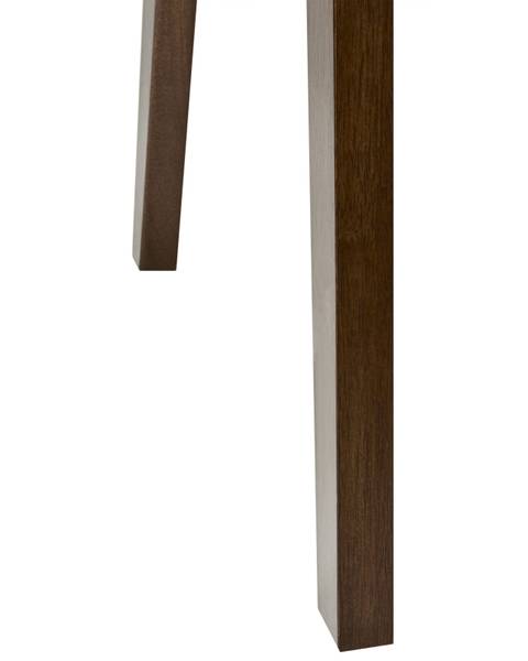 Set van 2 eetkamerstoelen AVALON bruin - grijs - lichtgrijs