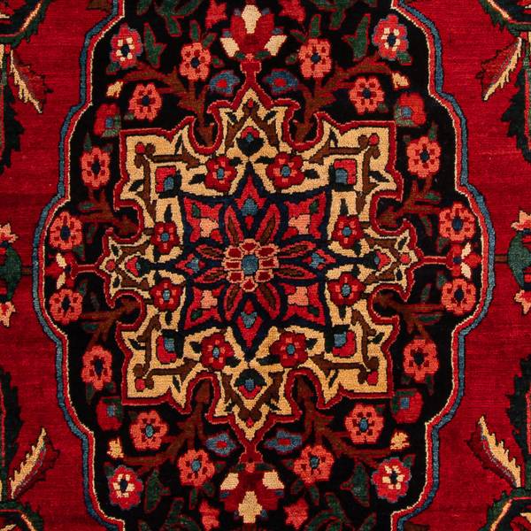 Orientteppich Nomadic Rot - Wolle - 228 x 1 x 400 cm