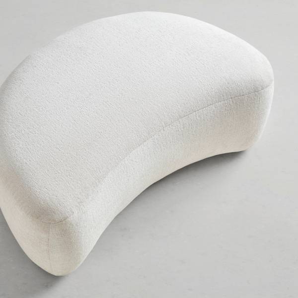 Hocker LEONAS HOCKER Beige - Textil - 102 x 42 x 66 cm