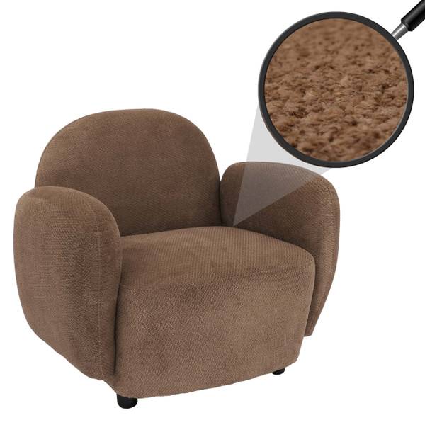 Fauteuil P33 bruin