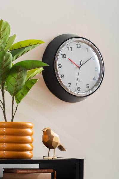 Wanduhr Wall Schwarz