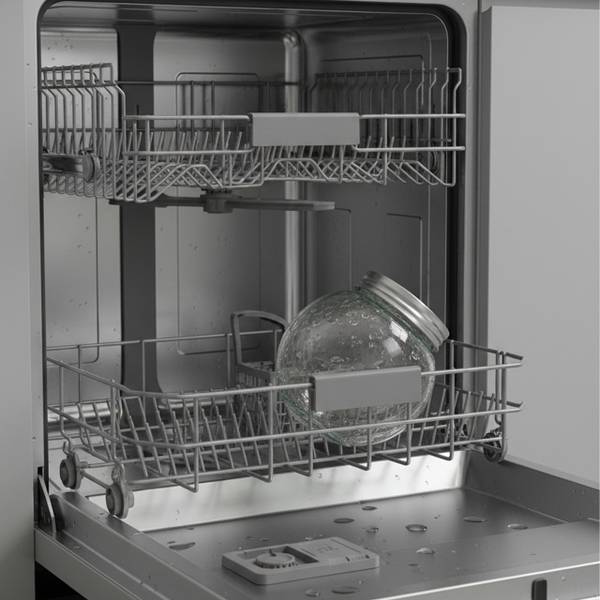 Bonbonglas 5er Set 650 ml Silber - Silikon - 12 x 13 x 9 cm