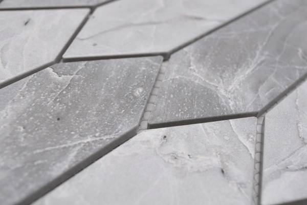 Mosaikfliesen 13-L0206 Grau - Keramik - 26 x 26 x 26 cm