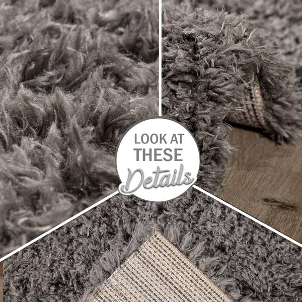 HOCHFLORTEPPICH 80/150 cm Milano 861 Grau - Textil - 80 x 150 cm